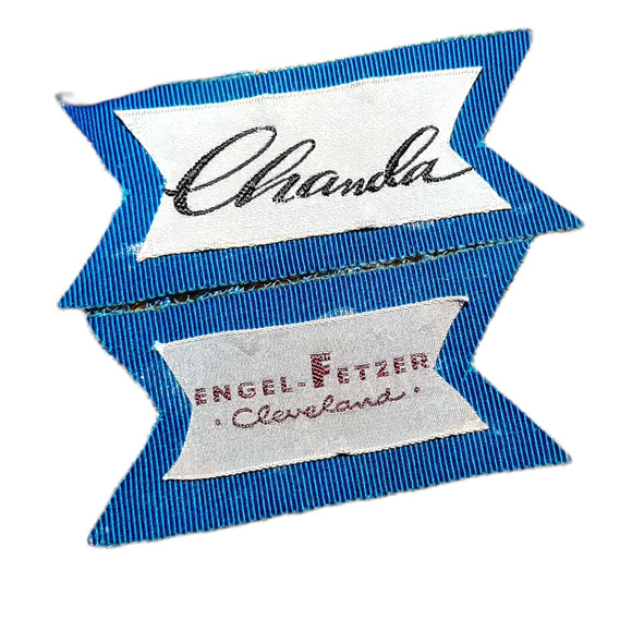 Vtg Chanda Engel-Fetzer| Straw Hat With Flower Appliques - Picture 6 of 6